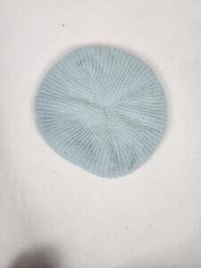 Aris Angora Wool Wintage Beret Womens Hat Blue One Size